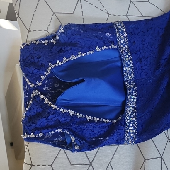 Blue cocktail dress - Picture 3 of 3